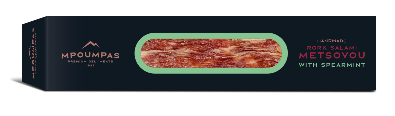 Pork Salami Metsovou with Spearmint