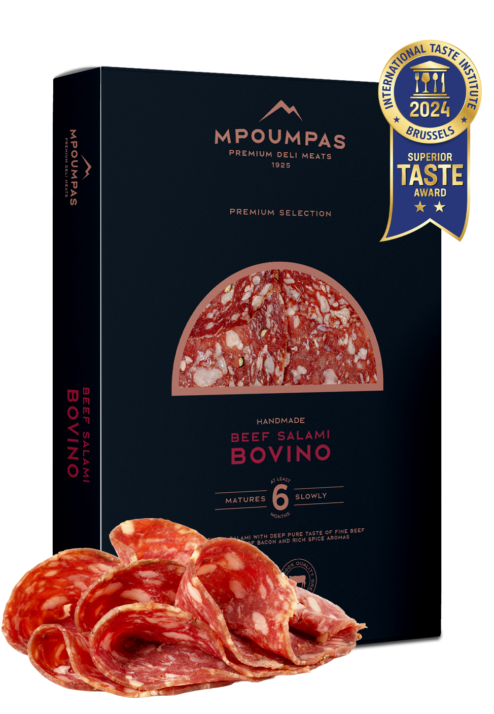 Mpoumpas Premium Deli Beef Salami Bovino