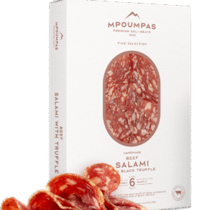 Beef Salami with Black Truffle aged for 6 months, made from Greek free-range beef and infused with truffle aroma