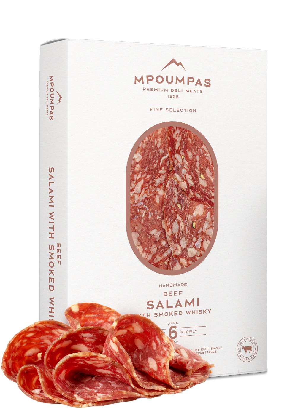 Beef Salami with Smoked Whiskey of 6 month Maturation