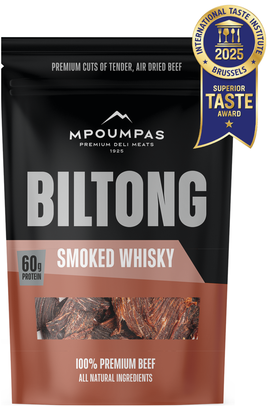 Mpoumpas Biltong smoked whiskey flavour